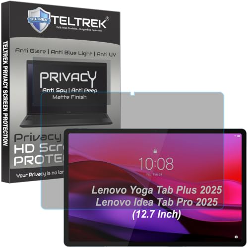 Image of Privacy Matte Anti Peep Screen Guard Compatible With Lenovo Yoga Tab Plus 2025 / Lenovo Idea Tab Pro 2025 (12.7 inch Inch Tablet) Anti Spy Screenguard Not a Tempered Glass Screen Protector