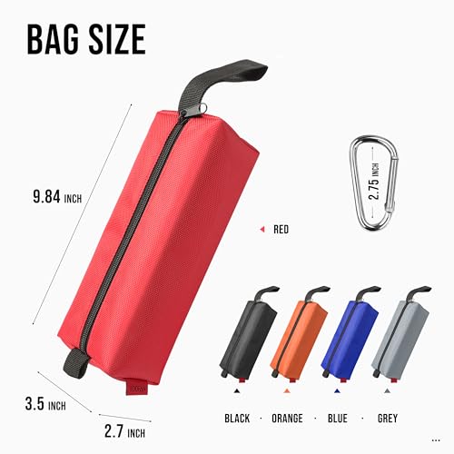 YOOFAN Tool Bags - 5 Packs of Heavy Duty Tool Pouches with Zipper, Made with 1680D Oxford Fabric and Waterproof Coating, YU-TPTH03 by YOOFAN - Used condition - Image 2
