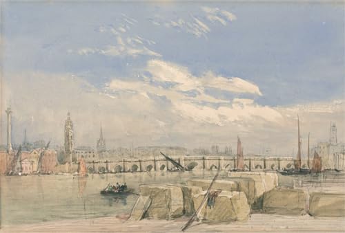 Pont de Londres par David Cox affiche murale pour sublimer votre bureau