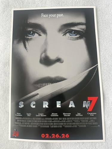 SCREAM 7-12"x18" Original Promo Movie Poster 2026 Neve Campbell Courtney Cox LE