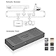 Oehlbach Highway HDMI Splitter 1:2 - Verlustfrei Audio- & Video-Signalübertragungen aktiv aufteilen - Ideal für 4K, HDR, Dolby Vision, 3D, 1080p, 2160p, UHD, 4K mit 60Hz - Silber