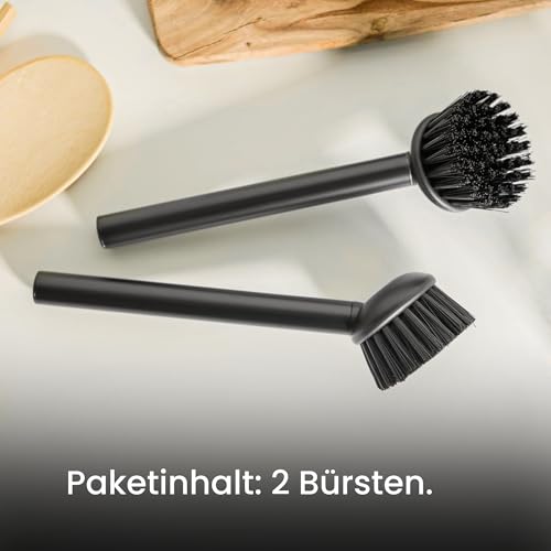 Black Sweden Home Spülbürsten Set - Harte Borsten - 2 Stück Spülbecken Organizer Ersatzbürste