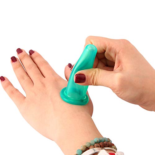 DBSUFV 5 stks/set Siliconen Gezicht Eye Cupping Jar Facial Lifting Massage Cups met Reinigingsborstel Facial Cups Huid… - Afbeelding 4