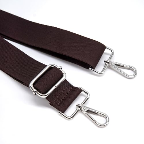 Image of S&loyoe Thickened Solid Color Purse Straps Replacement Crossbody Bag Strap Adjustable Wide Guitar Straps for Handbags 1.5inch