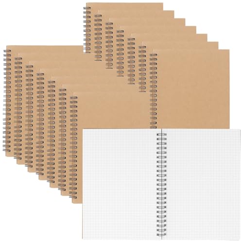 Carnets A5 à carreaux MOUYAT lot de 15 pour bureau et notes de voyage