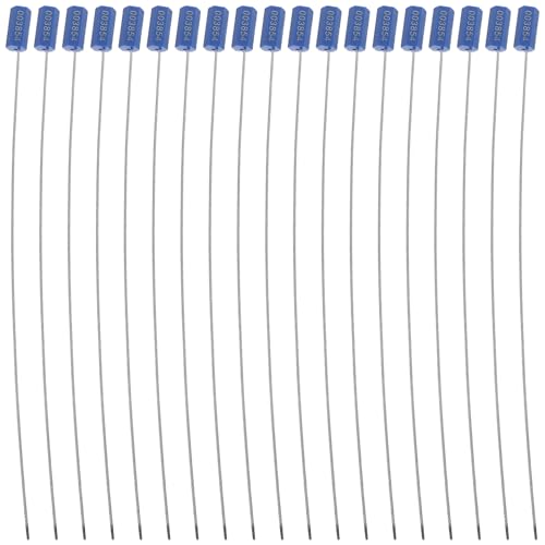 LOORGVEL 100 Precintos de Seguridad Metálicos Numerados Bridas de Acero para Camiones y Contenedores Precintos Inviolables Resistentes al Clima Etiquetas para Control Antirrobo 100