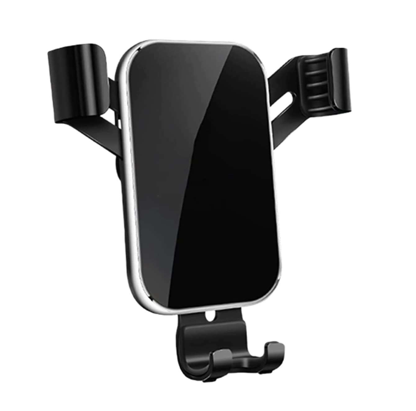 Uchwyt Telefon Samochodowy uchwyt na telefon do samochodowego odpowietrznika/gniazda CD montażu stojaku metalowy grawitacyjny komórkowy Do Samochodu(Black)
