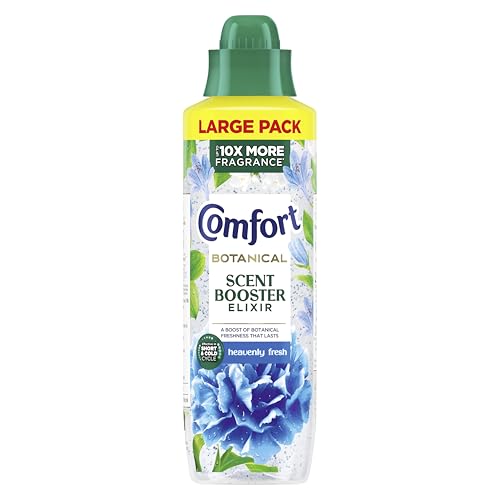 Comfort Botanical Heavenly Fresh Scent Booster Elixir up to 10x more fragrance* infuses laundry with long-lasting freshness 736 ml