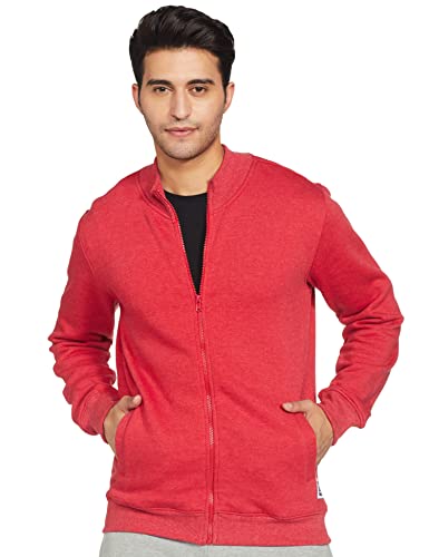 Image of Amazon Brand - Symbol Women's Men's Cotton Blend High Neck Fleece Sweatshirt (Available in Plus Sizes)