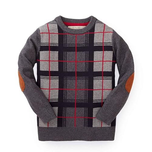 Image of Hope & Henry Boys' Long Sleeve Crew Neck Pullover Sweater