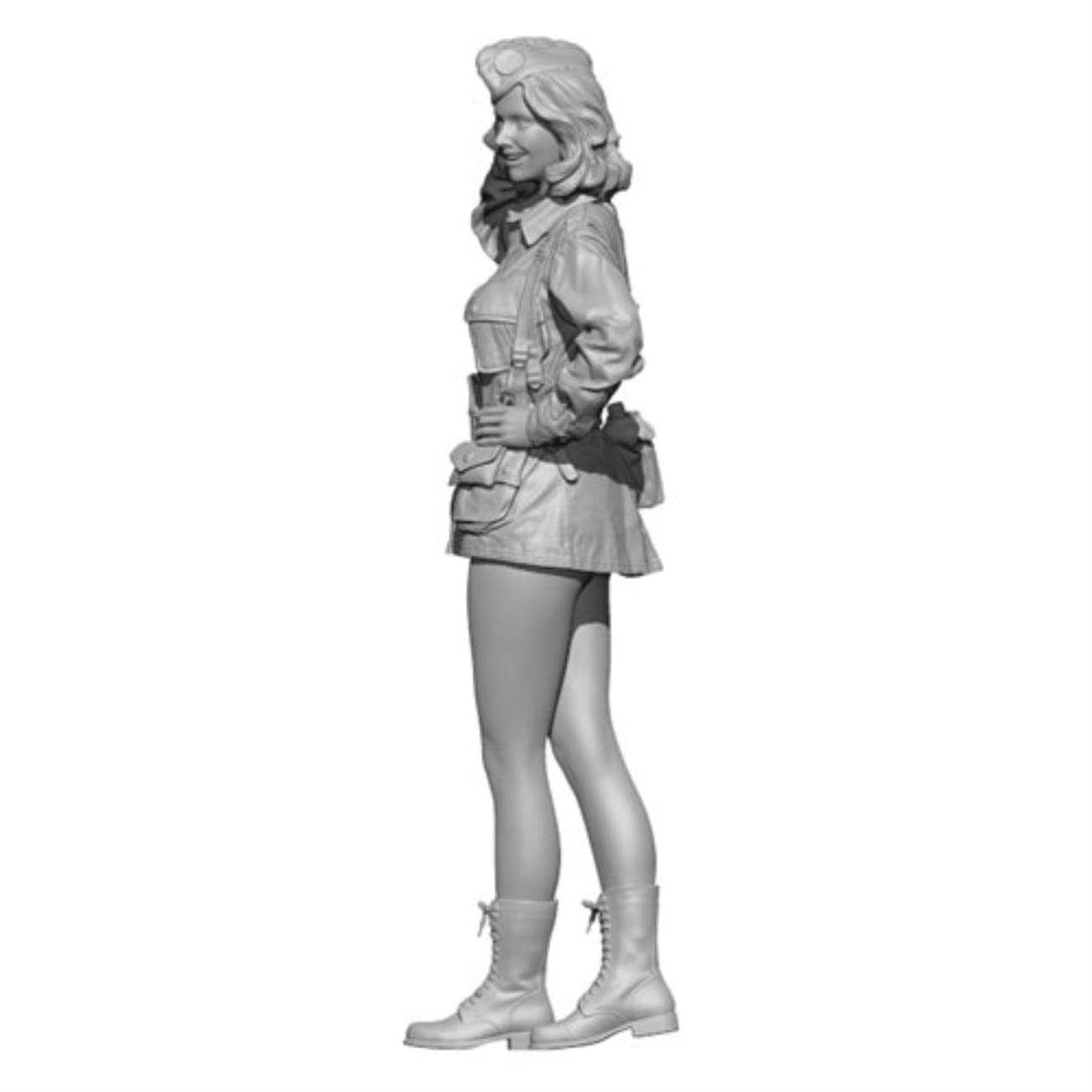 Kits de Figuras en Miniatura de Resina 1/9 GK, Kit sin Pintar sin Montar