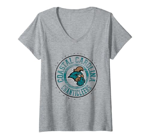 Womens Coastal Carolina Chanticleers Showtime Officially Licensed V-Neck T-Shirt