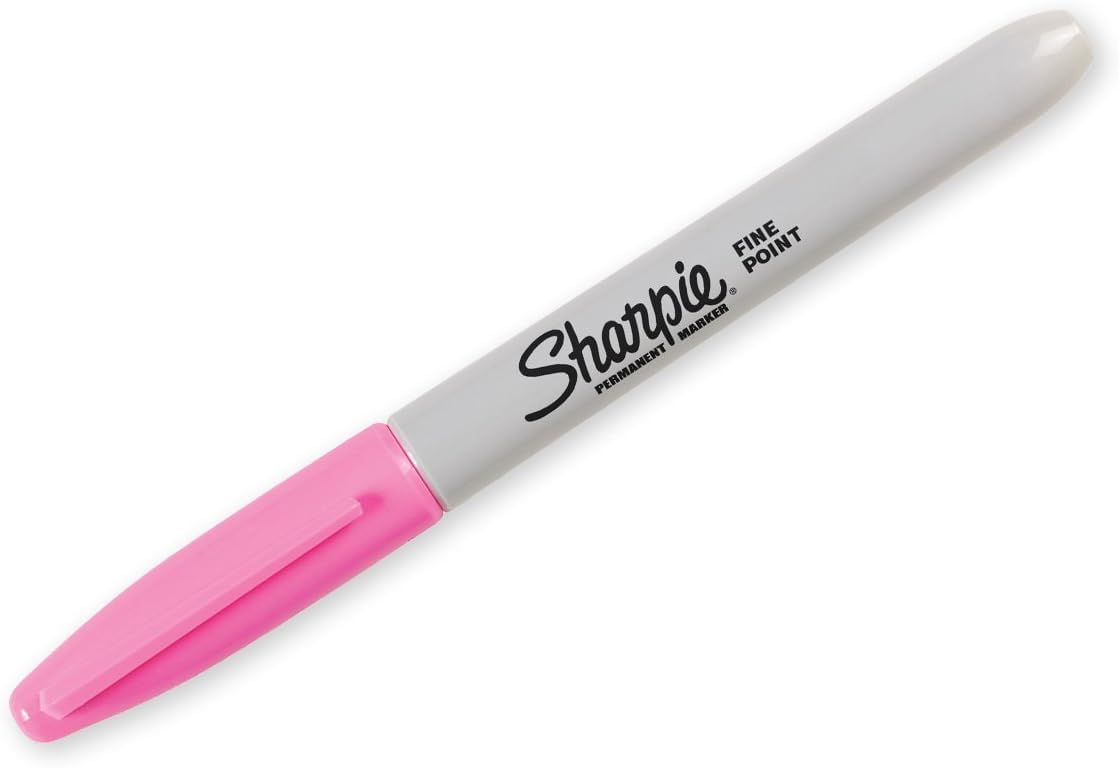 Sharpie Permanent Markers, Fine Point, Pink - Pack of 6 - Vibrant, Quick-Drying & Fade-Resistant Ink for Art Crafts, DIY & Office Use - Image 4