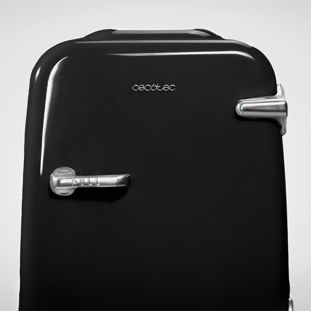 Cecotec Bolero MiniCooling 4L Mini-Kühlschrank 12V-220V Auto Wohnwagen Kühl- Heizfunktion 5-65°C Havanna Black