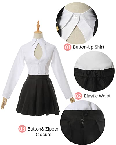 Nuoqi Zentisu Tanjiro Cosplay Adulto Giyuu Tomioka Outfit Shinobu Anime Fantasia de Halloween, Branc