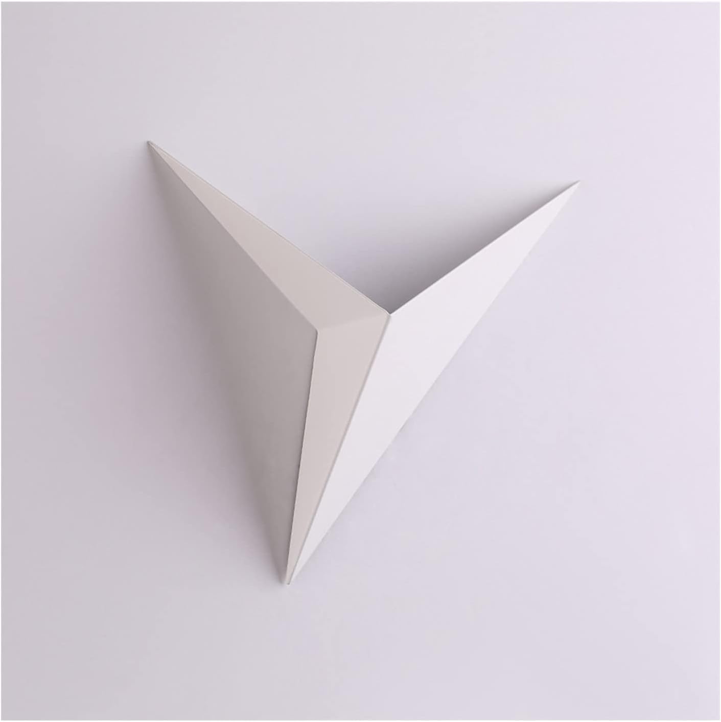 SYAXVOM Wall Lamp Triangle Modern Minimalist Living Room Decoration Wrought Iron Corridor Aisle LED Light Sconce,B