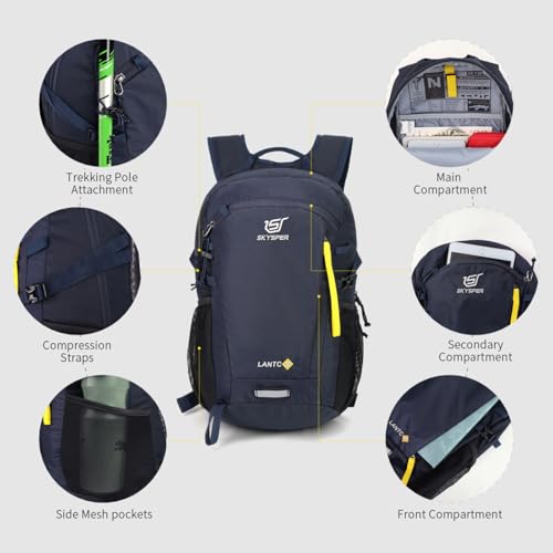 Image of SKYSPER Small Hiking Backpack, 20L /30L Lightweight Travel Backpacks Hiking Daypack for Women Men