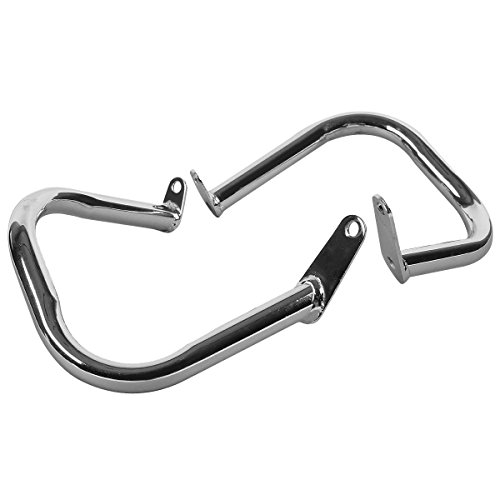 Xfmt Chrome Motorcycle Engine Highway Guard Crash Bar Compatible With Yamaha Vstar 400 650 Dragstar 400 650 Classic 1998-2012 #TOP3