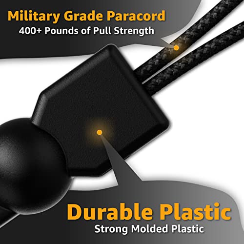 Jmoe USA Zipper Pulls for Yeti Hopper Flip, RTIC Soft Cooler, Day Cooler, Backpack, and Totes | Made of Tough Military Grade Paracord and Rigid Plastic | Improved Ergonomic Design | 2-Pack