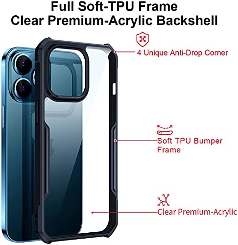 Image of RIGGEAR Xundd Back Cover Case for iPhone 11 Pro (Armor|PC and TPU|Black)