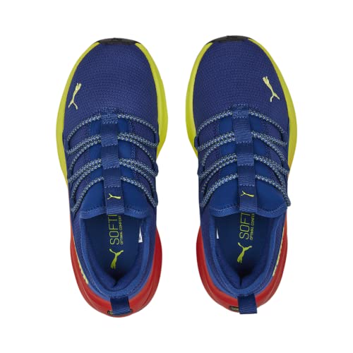 PUMA Puma, Unisex, One4All Fade (Little Kid), Clyde Royal/Puma Red/Lime Smash, 3 Little Kid, M