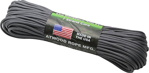 アトウッドロープ 万能ロープ パラコード グラファイト 太さ4mm/長さ30m 44019