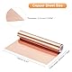 QUARKZMAN Kupferblechrolle 3500mm x 150mm x 0,01mm, 99,9% reines Kupferband Kupferfolie Kupferblech für DIY-Projekte (verschiedene Größen)