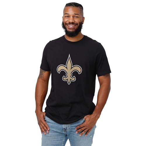 Image of FOCO Men's NFL Team Primary Logo Black Short Sleeve T-Shirt