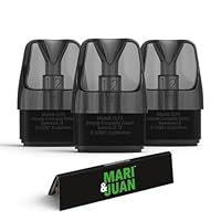 Elfbar ELFX Pods leer 3 Stück 0,6 Ohm 2ml kompatibel mit Elfbar ELFX ELFX Pro ohne Liquid inkl Testpackung Longpapers von M&J