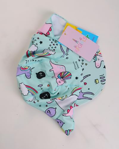 Image of XFGIRLS Baby /Toddler Girls Swimsuit Long Sleeve One-Piece Bathing Suit Rash Guard