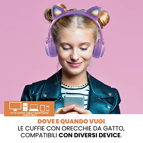 TECHMADE Cuffie Bluetooth| Cuffie con orecchio di