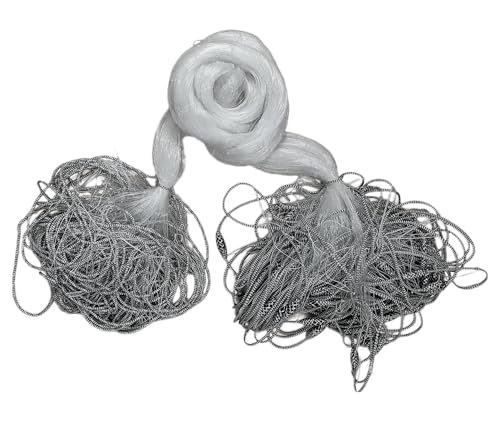 Rede Redinha Para Pesca Pronta Fio 0.35 Malha 8 (40mm) 10 Metros