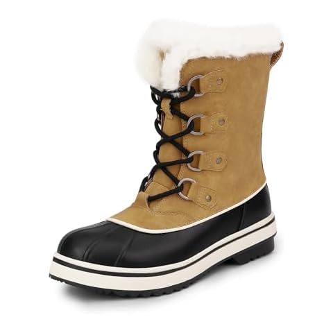 DREAM PAIRS Women's Waterproof Snow Boots Cover