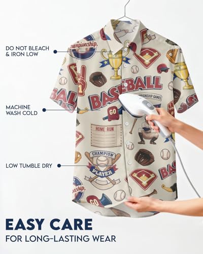 Image of 99TIMORO Fathers Funny Mens Hawaiian Shirt, Movie Button Down Short Sleeve Top, Father Day Summer Gifts
