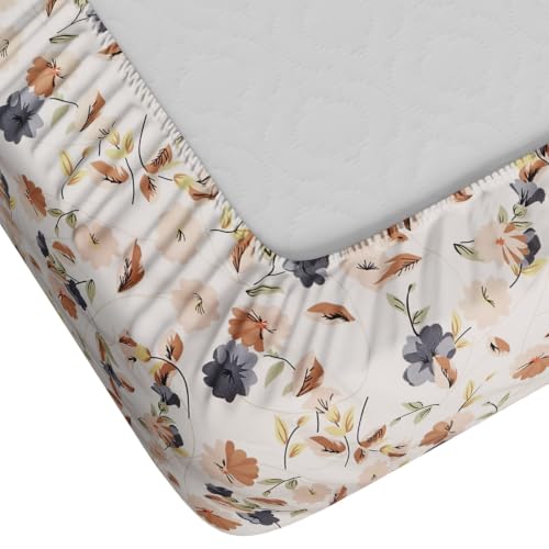 Image of Dreamscape Microfibre Wrinkle & Fade Resistant King Fitted Bedsheet with 2 Pillow Covers - (Size 72 x 78 inches, TC, Colour - Cream)