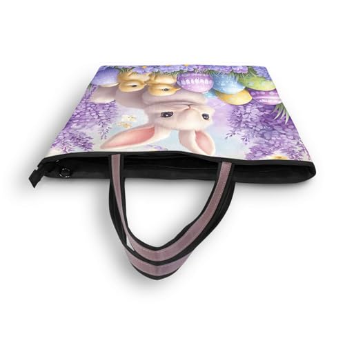 Image of Women Turtle Tote Bag Polyester Handbag Zippered Tote Bag Turtle Tote Purses,Summer Beach Tote Bag