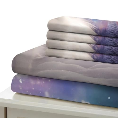 Housse de couette chien blanc parure de lit 135x200 pas cher - 7