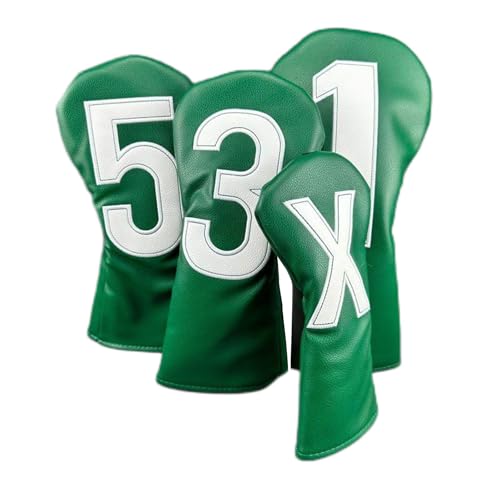 Couvre-clubs de golf en PU premium de protection supérieure pour sac élégant