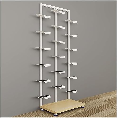 Free Standing Shoe Display Stand, Commercial Shoe Tower for Retail & Home, Versatile Shoe Shelf Showcase for Boutique & Sneaker Storage, Stylish & Space-Saving Design