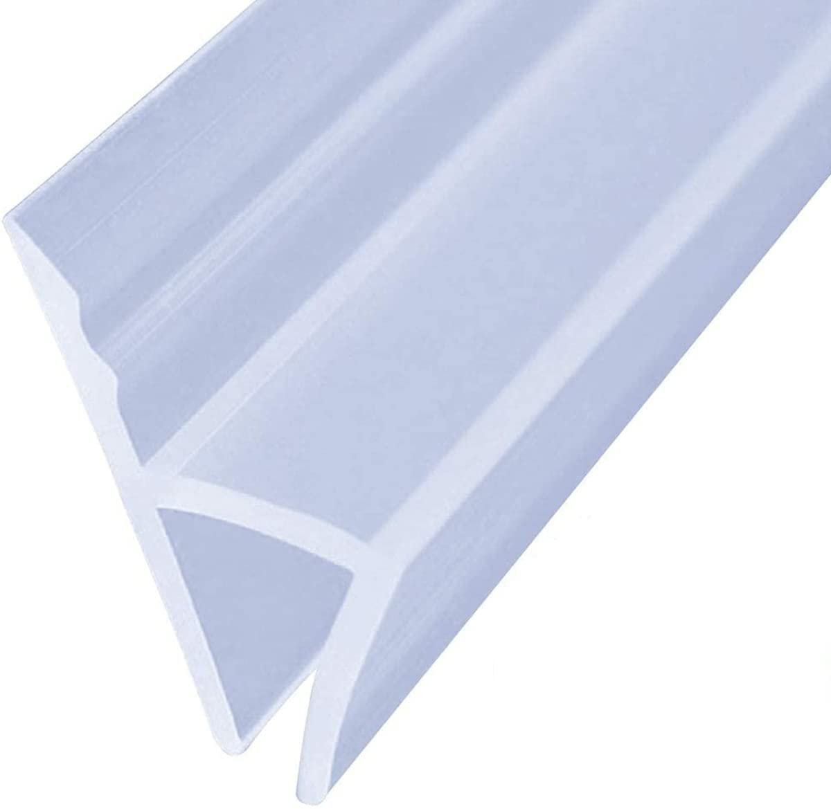 Esta Tira de Sellado de Silicona en Forma de F para Puertas de Ducha (10 mm x 1 m) es Impermeable, Resistente a Fugas y Duradera, Ideal para Puertas y mamparas de Ducha. Evita Fugas de Agua.