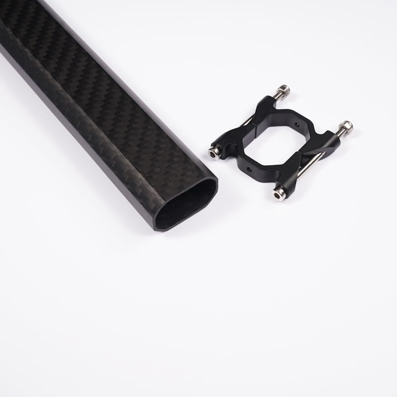 Generic 1 Piece/Bag 20 * 30 * 500mm 1.0mm Thickness Tiwll Matte 3K Carbon Fiber Octagonal Tube in Stock - (Color: 1 PC 20X30X500)