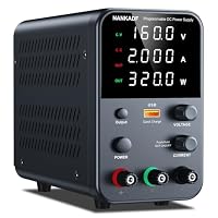 NANKADF – Labornetzteil, 160V 2A DC Regelbar Netzgerät mit Drehregler 