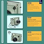 Fujifilm INSTAX Wide 400 Instant Camera Green + MiniMate Accessory Bundle & Compatible Custom Case + Fuji Film Value Pack 20 Sheets Accessories Bundle with Album - Image 4