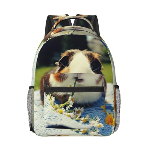 Sac à dos ordinateur portable cochon d'Inde bagage à main avion et sac de travail noir
