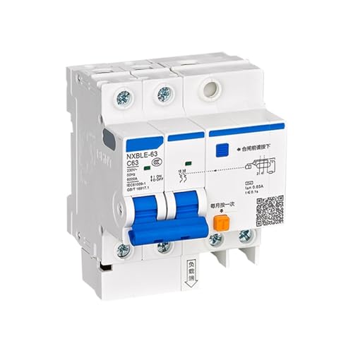 NXBLG-63 disjoncteur différentiel bipolaire C40 équipé d'un parasurtenseur