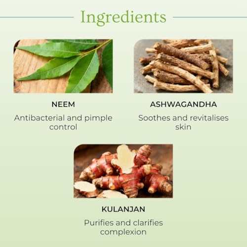 Image of Biotique Fresh Neem Pimple Control Face Wash| Ayurvedic and Organically Pure| Prevents Pimples |100% Botanical Extracts| Suitable for All Skin Types | 50mL