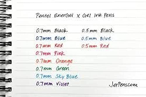 Pentel Energel X Rubber Grip & Click Retractable Fine Line miniatura 2