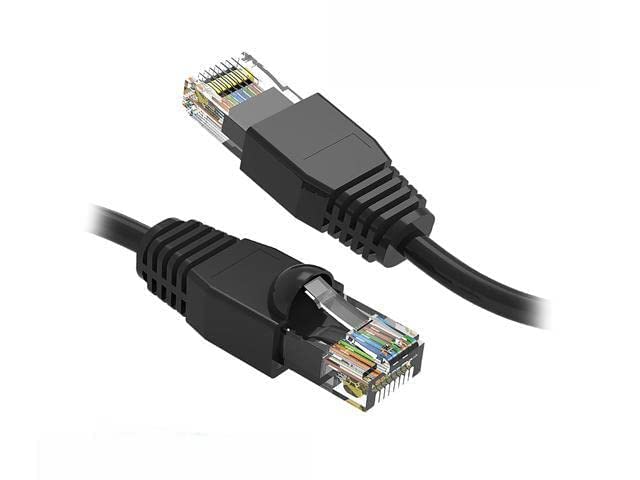 Cable de red Cat6A UTP 7 ft RJ45 Negro miniatura 1