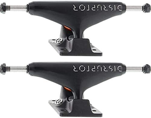 Grind King Truck Co.Disruptor Black Skateboard Trucks - 5.0" Hanger 7.75" Axle (Set of 2)