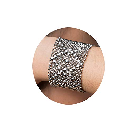 B10-N Chrome Finish Bracelet - Liquid Metal by Sergio Gutierrez (7.5) by SG Liquid Metal - Used condition - Image 5